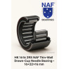 HK 1616 2RS NAF Thin‑Wall Drawn‑Cup Needle Bearing – 16×22×16 mm