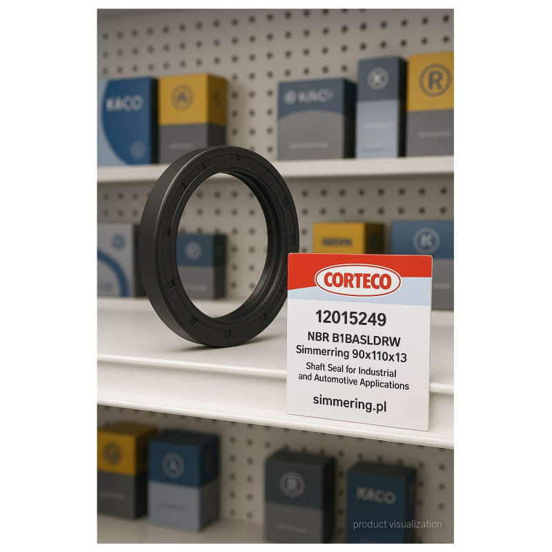 CORTECO 12015249 NBR B1BASLDRW Simmerring 90x110x13 – Shaft Seal for Industrial and Automotive Applications