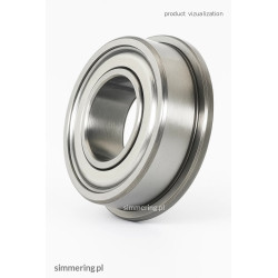 ZEN FR8 ZZ 12.7 × 28.5 × 7.9 mm Flanged Sealed Deep-Groove Ball Bearing