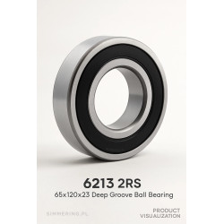 6213 2RS D-TEC 65x120x23 Deep Groove Ball Bearing