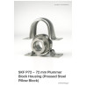SKF P72 – 72 mm Plummer Block Housing (Pressed Steel Pillow Block)