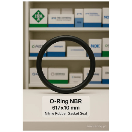 Oring NBR 617 × 10 mm – uszczelka nitrilowa