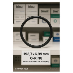Oring 193,7×6,99 mm NBR 70 – Uszczelka Olejoodporna