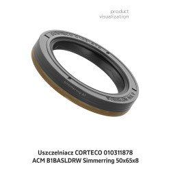 Uszczelniacz CORTECO 01031878 ACM B1BASLDRW Simmerring 50x65x8