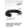 Oring 10×3 mm NBR 70 ShA – zestaw 100 uszczelek gumowych