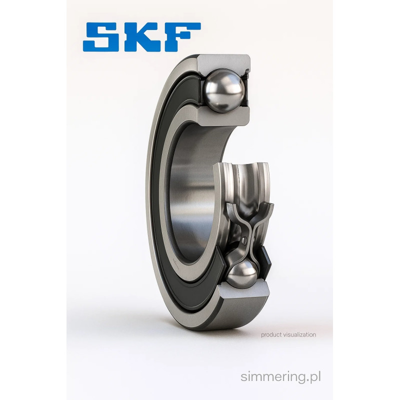 6305 2RS1 SKF® 25x62x17 Łożysko kulkowe zwykłe jednorzędowe z uszczelnieniami