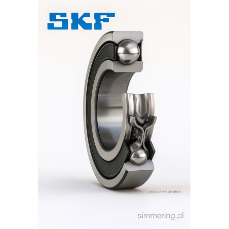 6305 2RS1 SKF® 25x62x17 Single row deep groove ball bearing with seals or shields