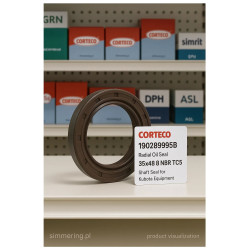 CORTECO® 19028995B Radial Oil Seal 35x48x8 NBR TC5 – Shaft Seal for Kubota Equipment