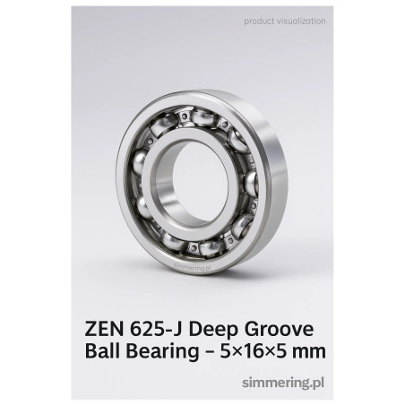 625-J ZEN 5x16x5 Łożysko Kulkowe Zwykłe