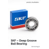 SKF W618/4 – Stainless Steel Miniature Deep Groove Ball Bearing 4×9×2.5 mm