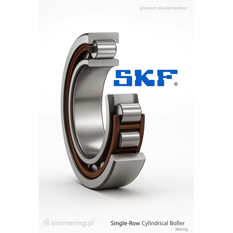 SKF NJ 305 ECP C3 – łożysko walcowe cylindryczne 25 × 62 × 17 mm