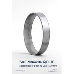 SKF M86610/QCL7C – czop łożyska stożkowego 64,29 mm