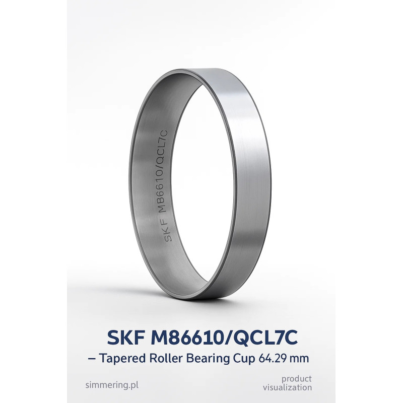 SKF M86610/QCL7C – czop łożyska stożkowego 64,29 mm
