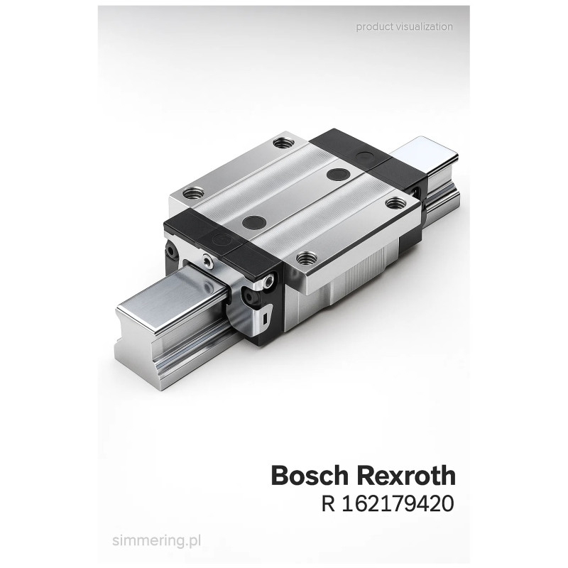 Bosch Rexroth R162179420 – Wózek liniowy KWD‑030‑SNH‑C0‑N‑1 stalowy | Dostępny 24h