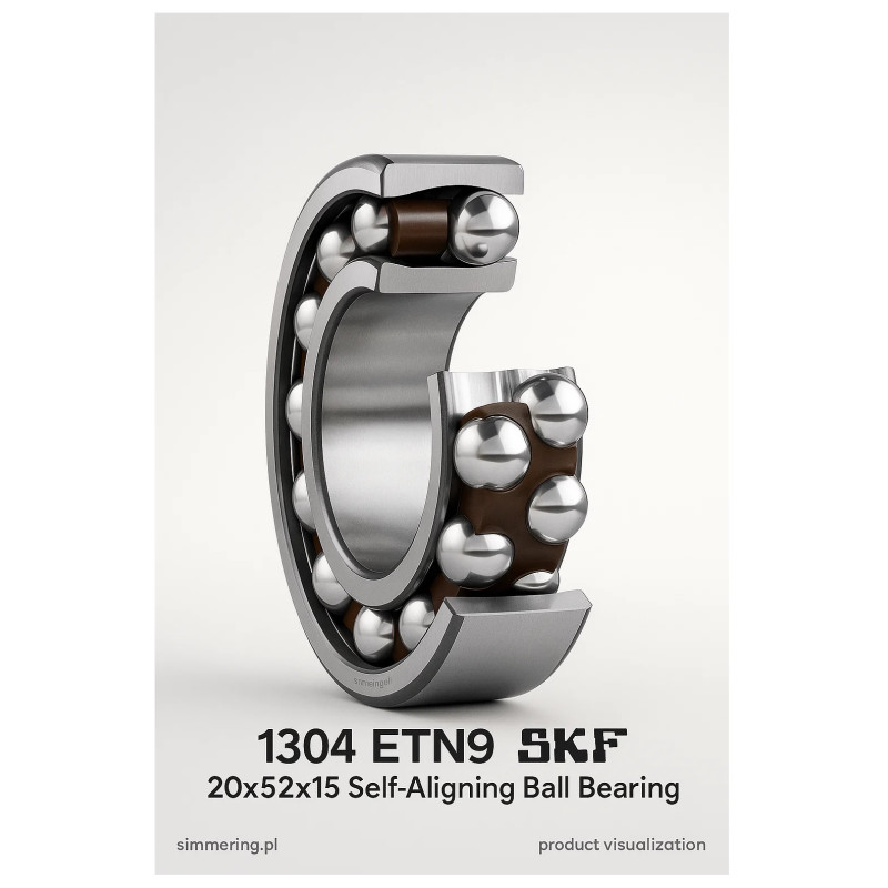 SKF 1304 ETN9 Łożysko Kulkowe Wahliwe 20x52x15