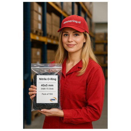 Oring 40×5 NBR 70 ShA – opakowanie 100 sztuk