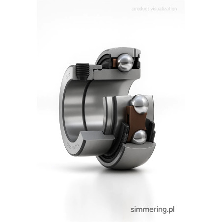 YET205  SKF 25x52x31 Łożysko Samonastawne