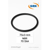 O-ring 75x3 mm NBR 70 ShA – Nitrile Rubber Sealing Ring (Sold Individually)