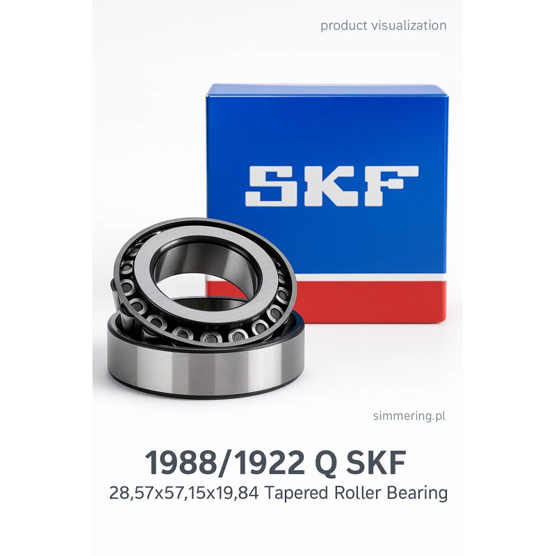 1988/1922 Q SKF 28,57x57,15x19,84 Łożysko Stożkowe