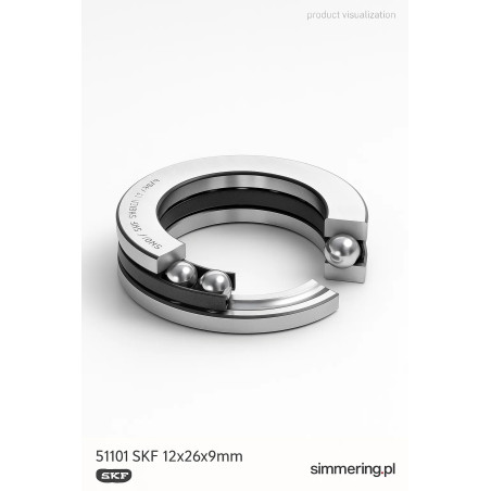 SKF 51101 Single-Direction Thrust Ball Bearing 12×26×9 mm