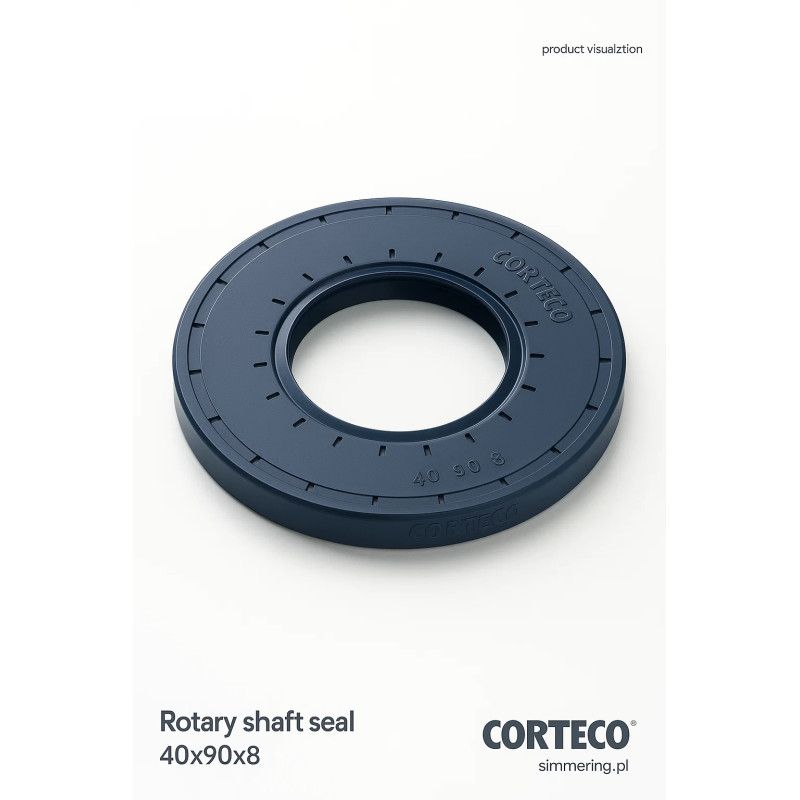 Rotary Shaft Seal CORTECO 12012533 NBR BASL Oil Seal 40x90x8