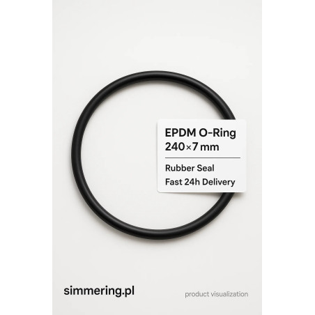 Oring EPDM 240 × 7 mm – Uszczelniacz gumowy EPDM, szybka dostawa 24 h