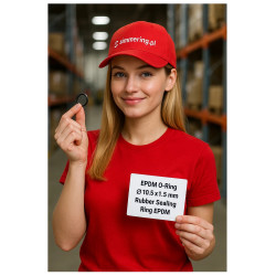 EPDM O-Ring Ø10.5×1.5 mm – Rubber Sealing Ring EPDM