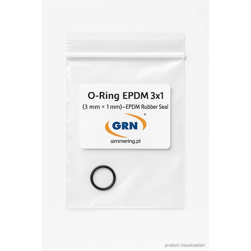 O-Ring EPDM 3×1 (3 mm × 1 mm) – EPDM Rubber Seal