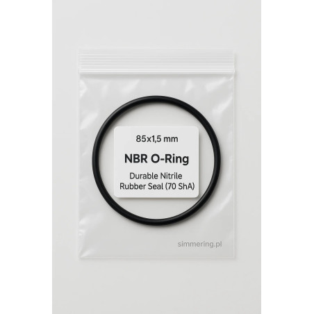 NBR O-Ring 85×1.5 mm – Durable Nitrile Rubber Seal (70 ShA)