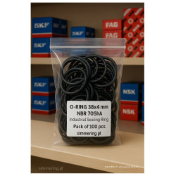 O-ring 38x4 mm NBR 70ShA – Industrial Sealing Ring