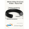 Oring NBR 13 × 2,5 mm 70 ShA – uszczelka gumowa, 100 szt.
