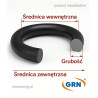 Oring NBR 20 × 1 mm 70 ShA – olejoodporna uszczelka, 100 szt.