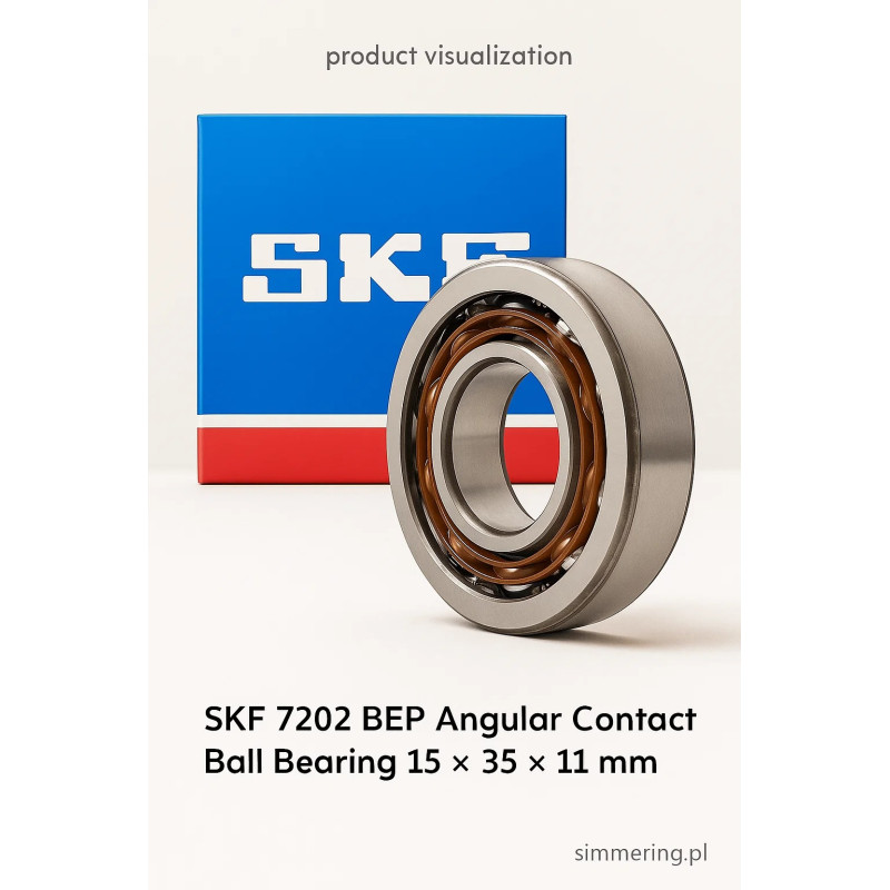 SKF 7202 BEP Angular Contact Ball Bearing 15 × 35 × 11 mm