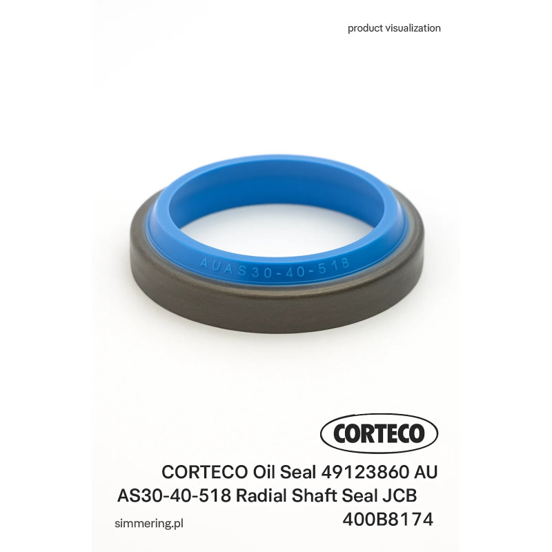 CORTECO Oil Seal 49123860 AU AS – JCB 400 B8174 Radial Shaft Seal