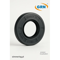 Rotary Shaft Seal 38x52x7 NBR TC | Double Lip Radial Oil Seal with Dust Lip