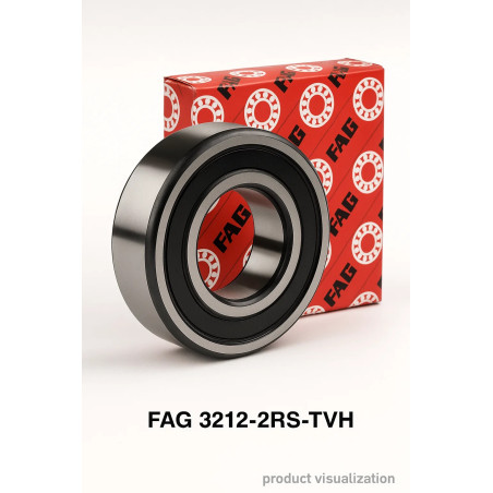 FAG 3212‑2RS‑TVH – Double‑Row Sealed Angular Contact Ball Bearing 60×110×36.5 mm