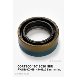 CORTECO 12018030 NBR RWDR-KOMBI 45x65x25