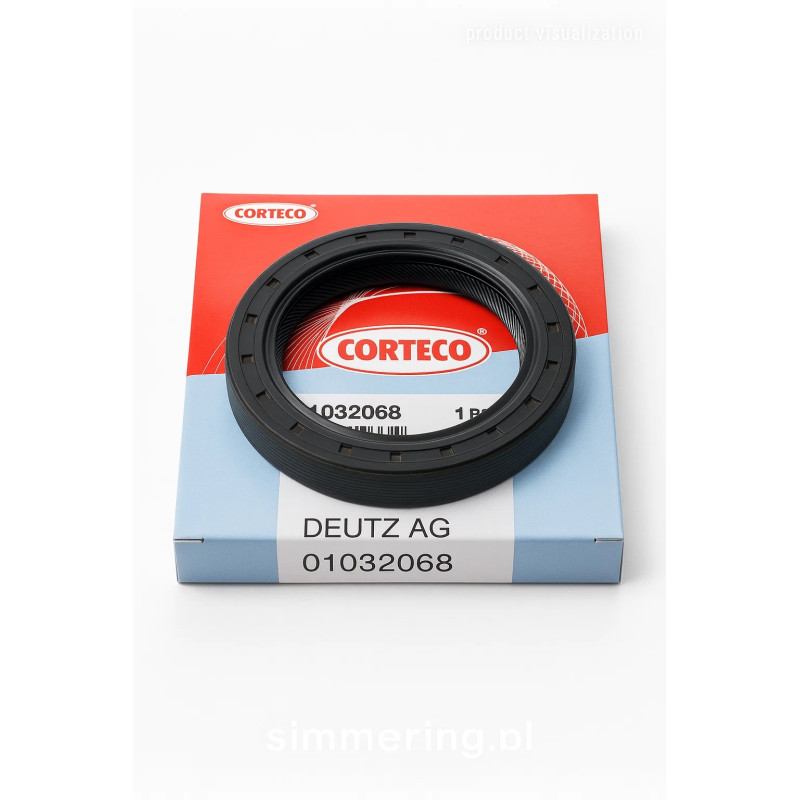 Rotary Shaft Seal CORTECO 01032068 ACM B1BASLSFRDX7 Oil Seal 55x75x10