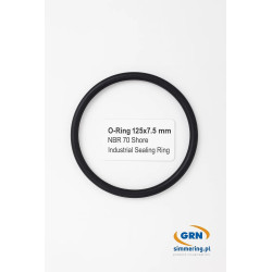 Oring 125×7,5 mm NBR 70 Shore – niezawodne uszczelnienie pierścieniowe