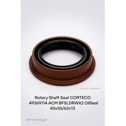 Uszczelniacz wału CORTECO 49369114 ACM BFSLDRWX2 40×55/62×13 mm – Ford & Volvo OEM • AI-Powered Review