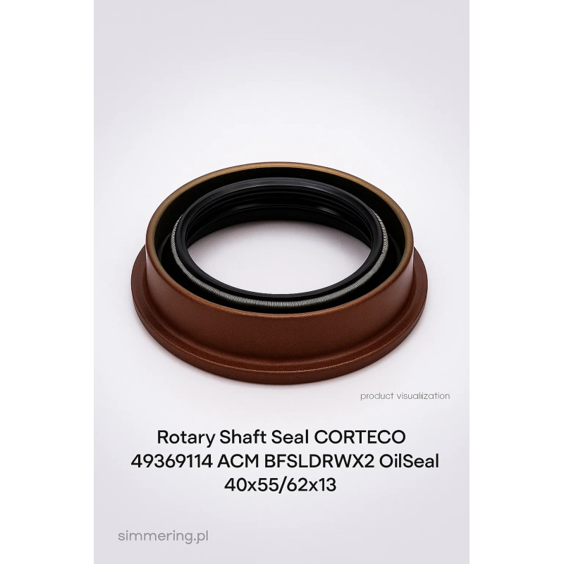 Uszczelniacz wału CORTECO 49369114 ACM BFSLDRWX2 40×55/62×13 mm – Ford & Volvo OEM • AI-Powered Review