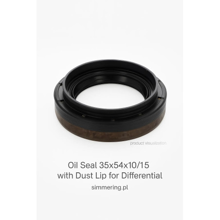 Rotary Shaft Seal CORTECO 12017376 ACM B1BASLSFDRWX7 Oil Seal 35x54x10/15