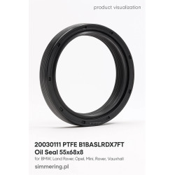 Uszczelniacz CORTECO 20030111 PTFE B1BASLRDX7FT 55x68x8 Simmerring | BMW, Land Rover, Mini, Opel, Rover, Vauxhall