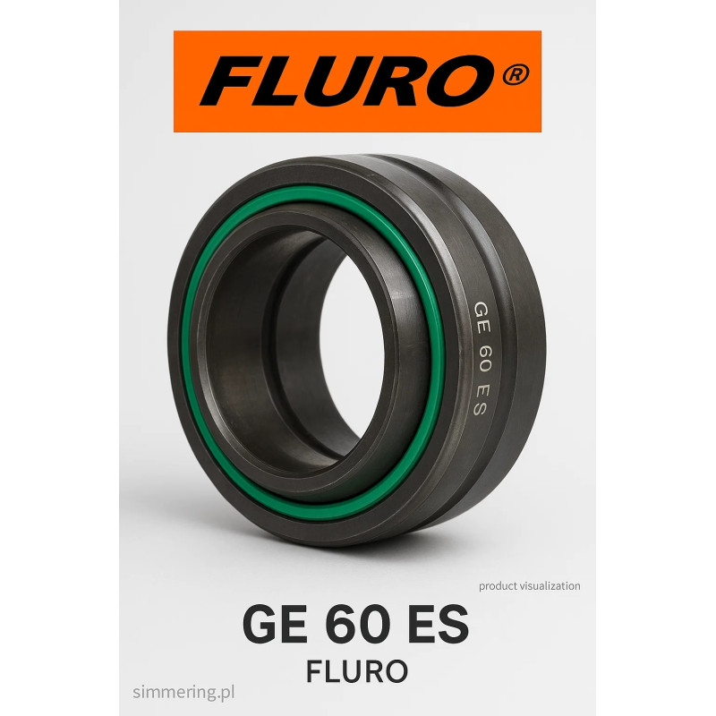 GE 60 ES FLURO Spherical Plain Bearing 60×90×44 – Heavy-Duty & Self-Aligning