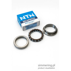 NTN SF07A22PX1 35×55×14.5 Thrust Ball Bearing – Motorcycle Steering