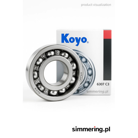 KOYO 6307 C3 Deep Groove Ball Bearing 35×80×21 – Increased Clearance
