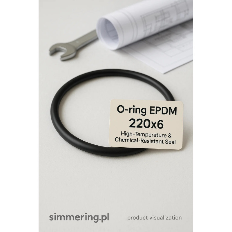 O-ring EPDM 220x6 - High-Temperature & Chemical-Resistant Seal