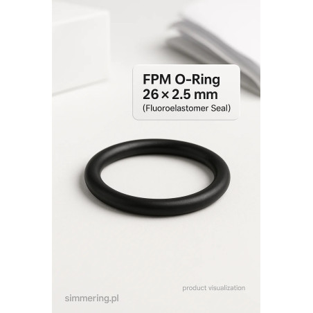 Oring FPM 26 × 2,5 mm – fluorokauczukowy uszczelniacz