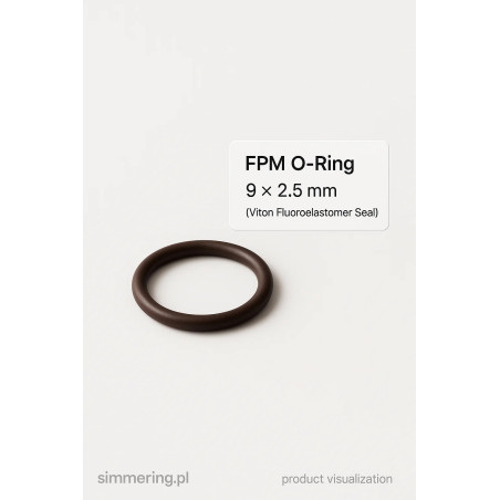 O-ring FPM 9 × 2,5 mm (Viton/Fluorokauczuk)
