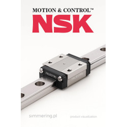 NSK PAU09TRS Miniature Stainless Steel Linear Guide Carriage – 9 mm Rail Size